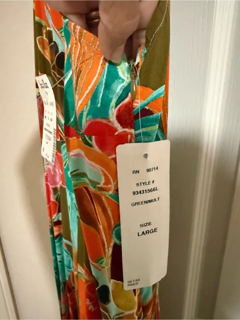 MSK spaghetti strap side zipper wide leg jumper vibrant color and brand new